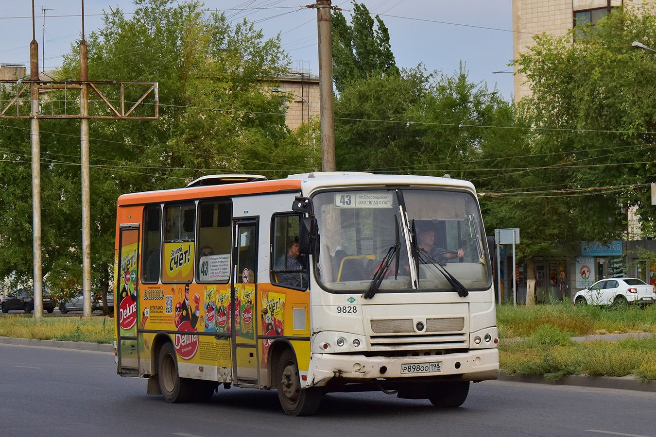 Волгоградская область, ПАЗ-320302-11 № 9828