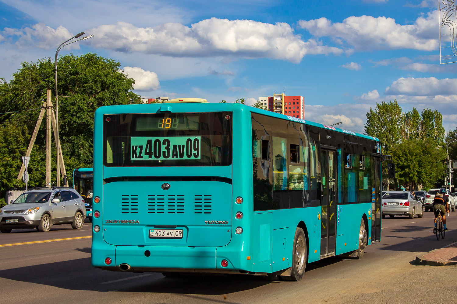 Карагандинская область, Yutong ZK6118HGA (QazTehna) № 403 AV 09