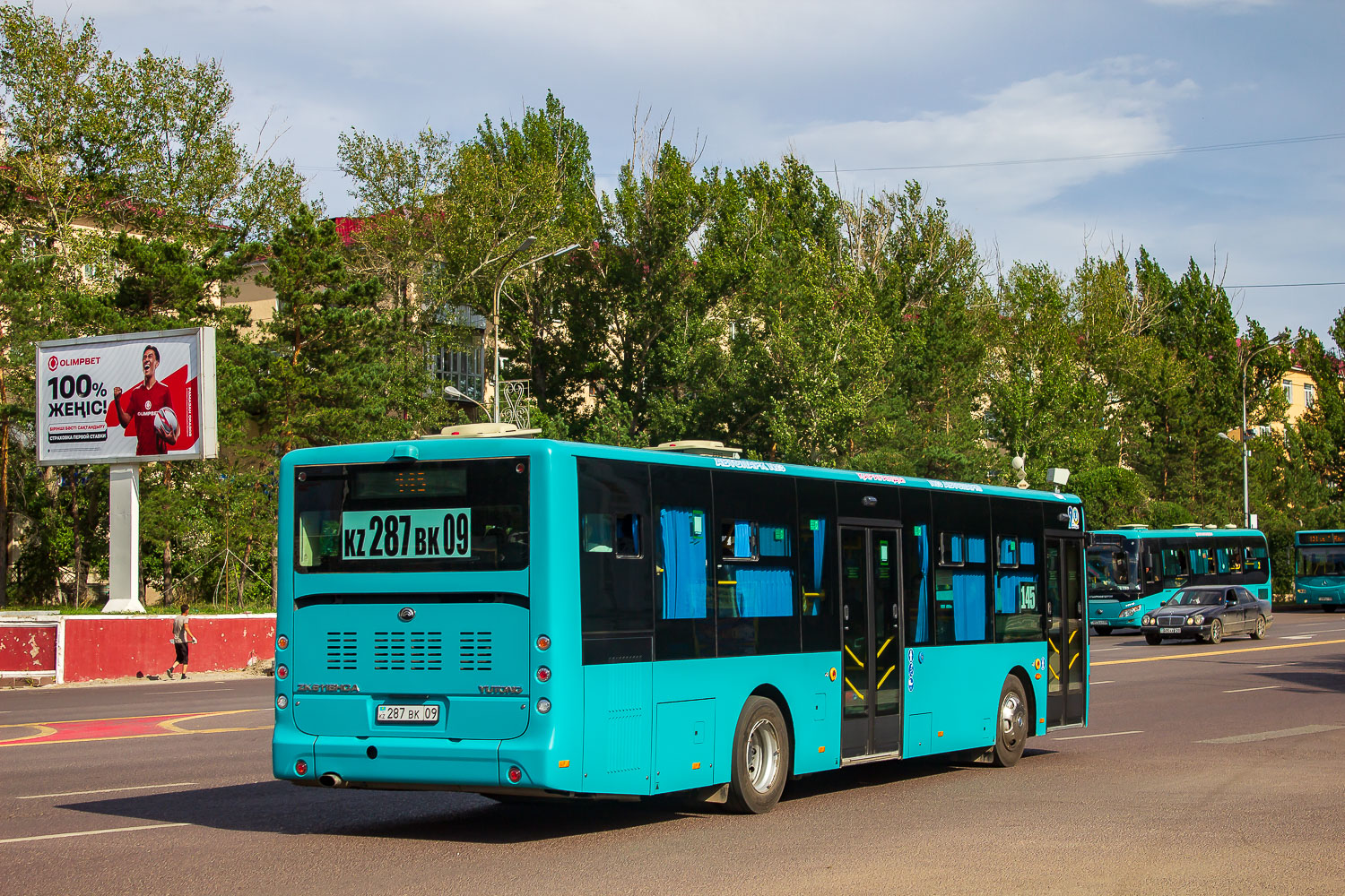 Карагандинская область, Yutong ZK6118HGA (QazTehna) № 287 BK 09