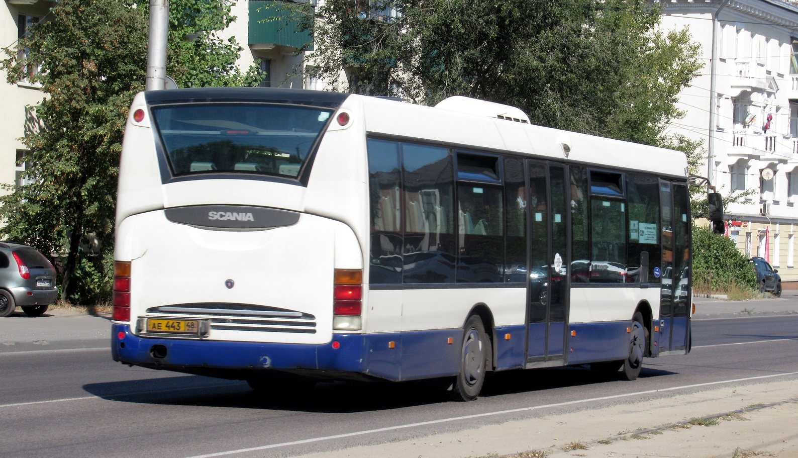 Липецкая область, Scania OmniLink I (Скания-Питер) № АЕ 443 48