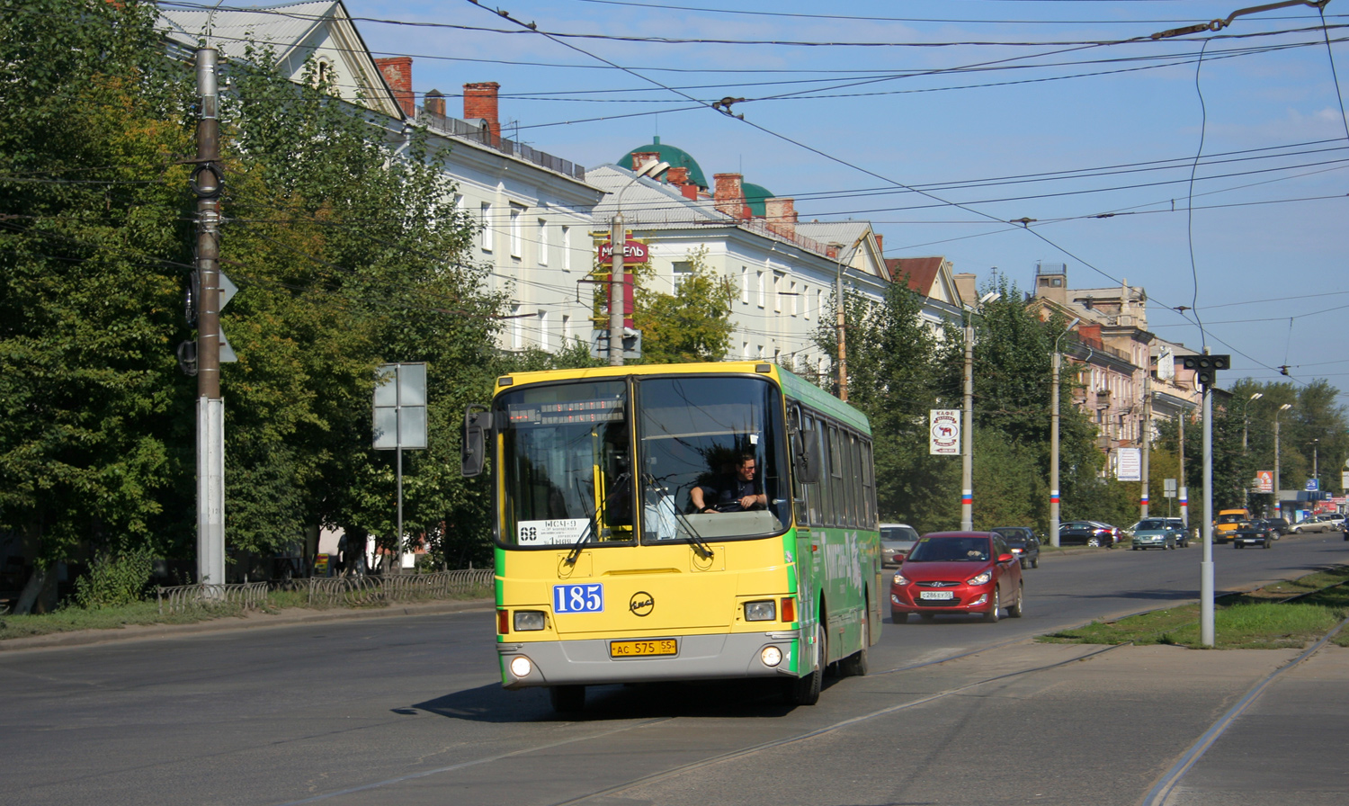 Омская область, ЛиАЗ-5256.45 № 185