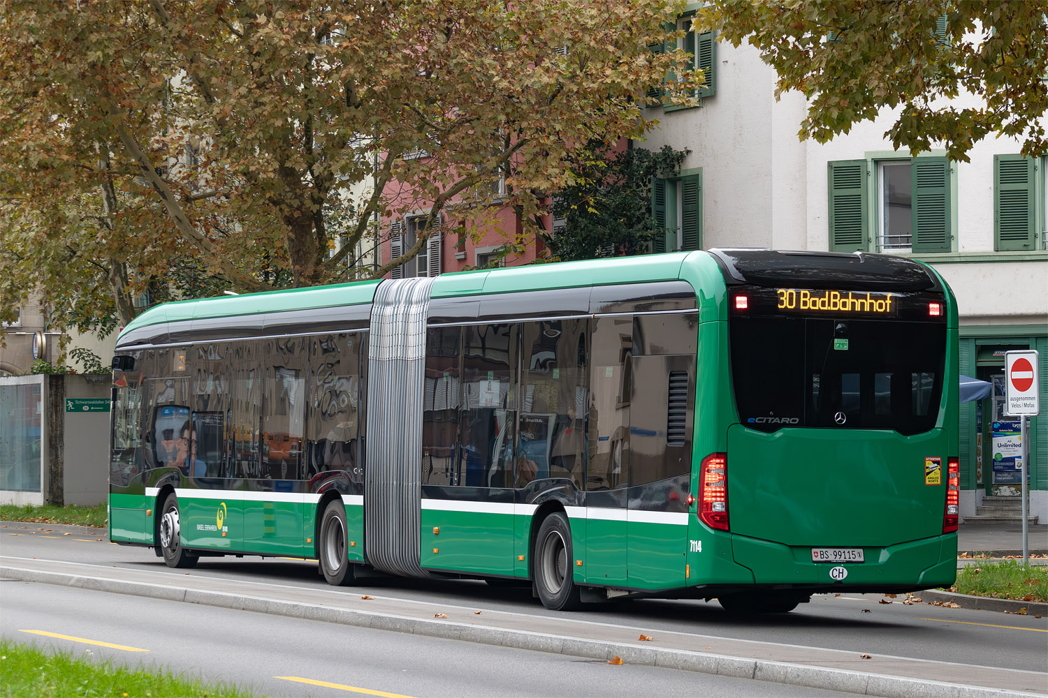 Швейцария, Mercedes-Benz eCitaro G № 7114