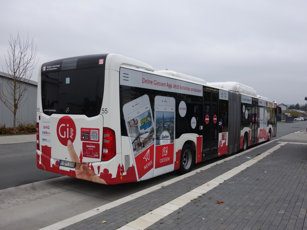 Гессен, Mercedes-Benz Citaro C2 G NGT № 55