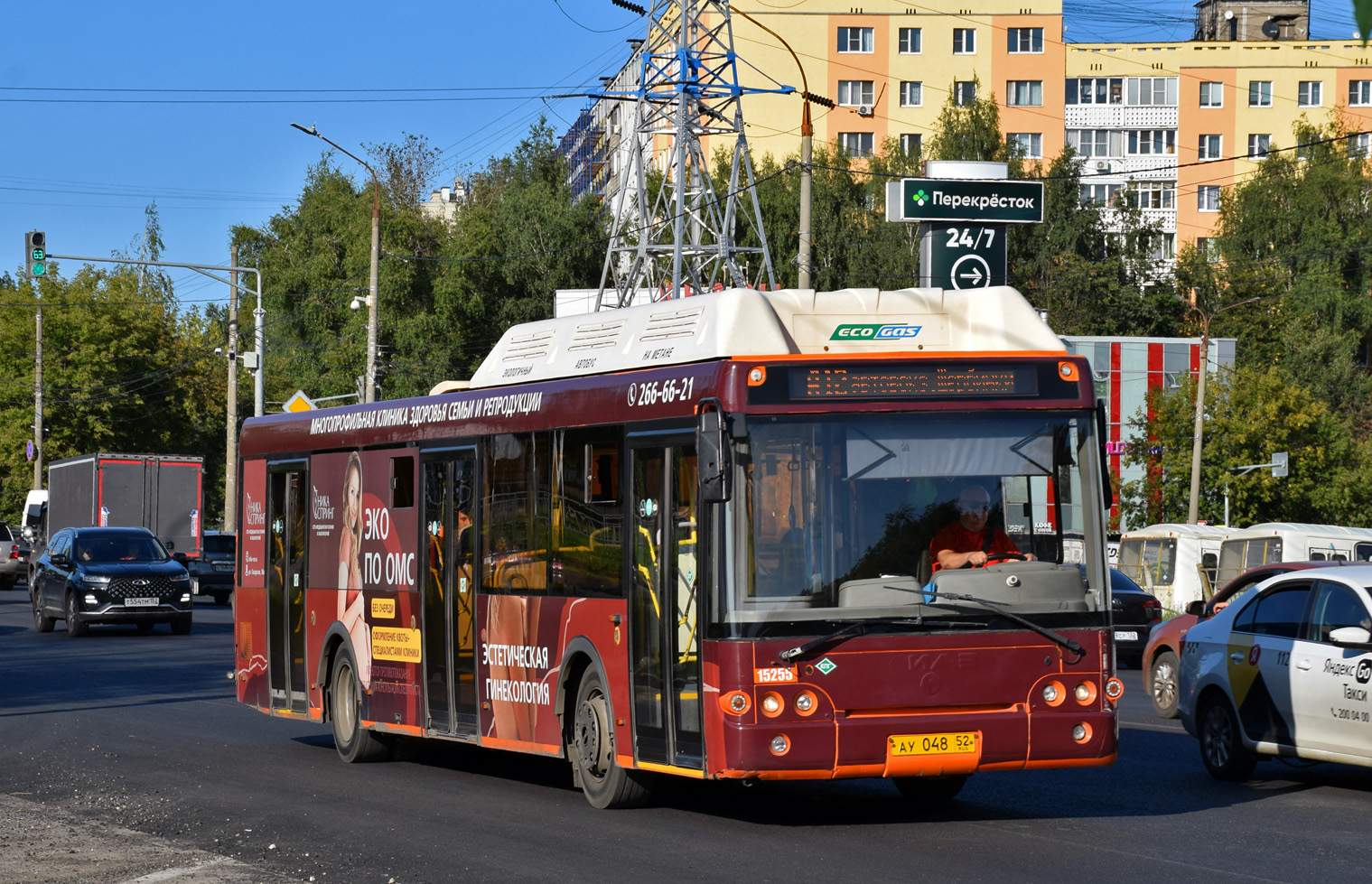 Нижегородская область, ЛиАЗ-5292.67 (CNG) № 15255