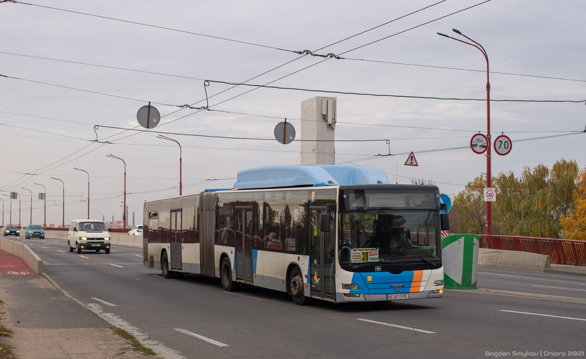 Днепропетровская область, MAN A23 Lion's City G NG313 CNG № AE 8213 PE