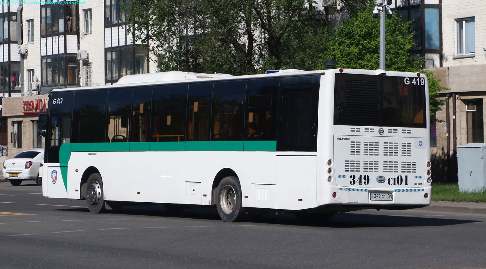 Астана, Golden Dragon XML6125CR (Hyundai Trans Auto) № G419