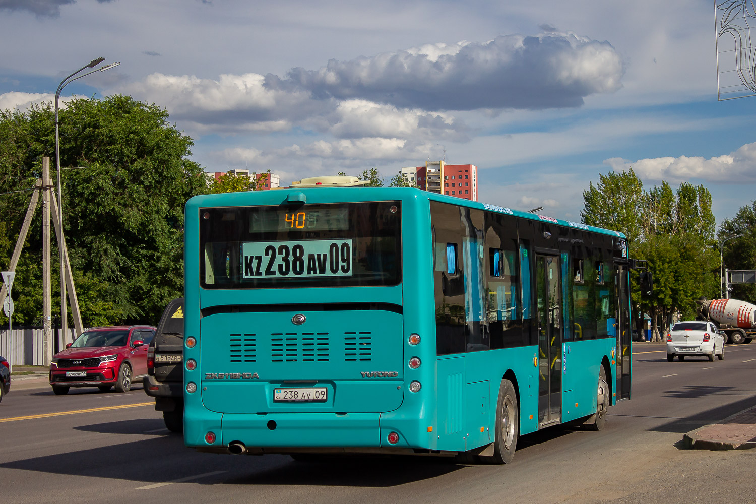 Карагандинская область, Yutong ZK6118HGA (QazTehna) № 238 AV 09