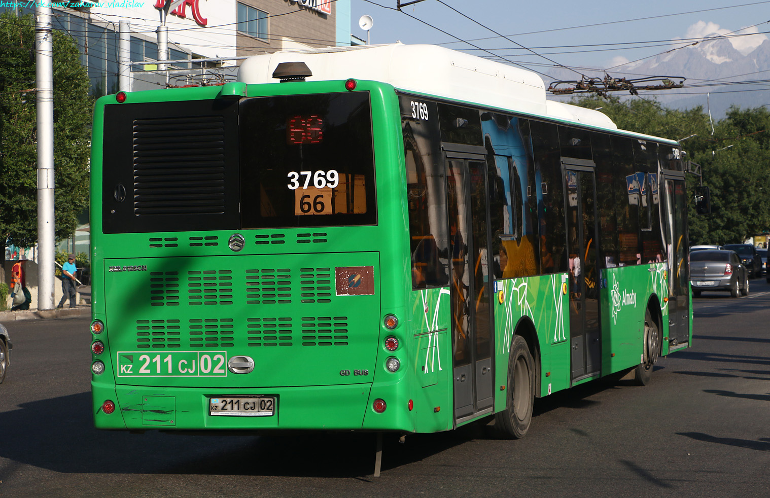 Алматы, Golden Dragon XML6125CN (Hyundai Trans Auto) № 3769 Алматы, Golden Dragon XML6125CN (Hyundai Trans Auto) № 3769