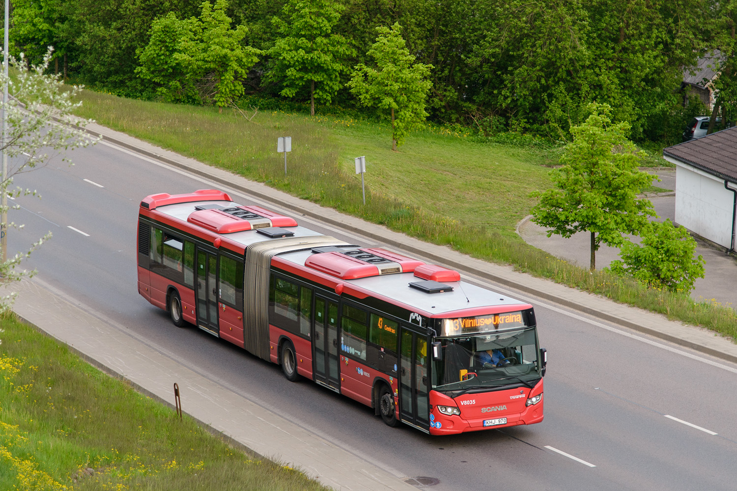 Литва, Scania Citywide LFA № V8035