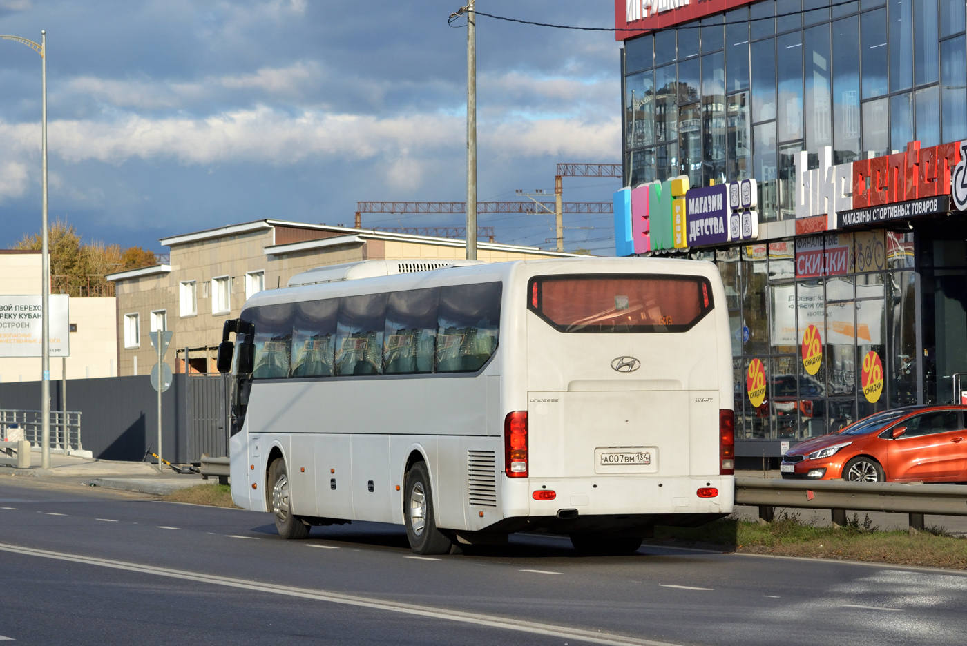 Краснодарский край, Hyundai Universe Space Luxury № А 007 ВМ 134 Краснодарский край, Hyundai Universe Space Luxury № А 007 ВМ 134