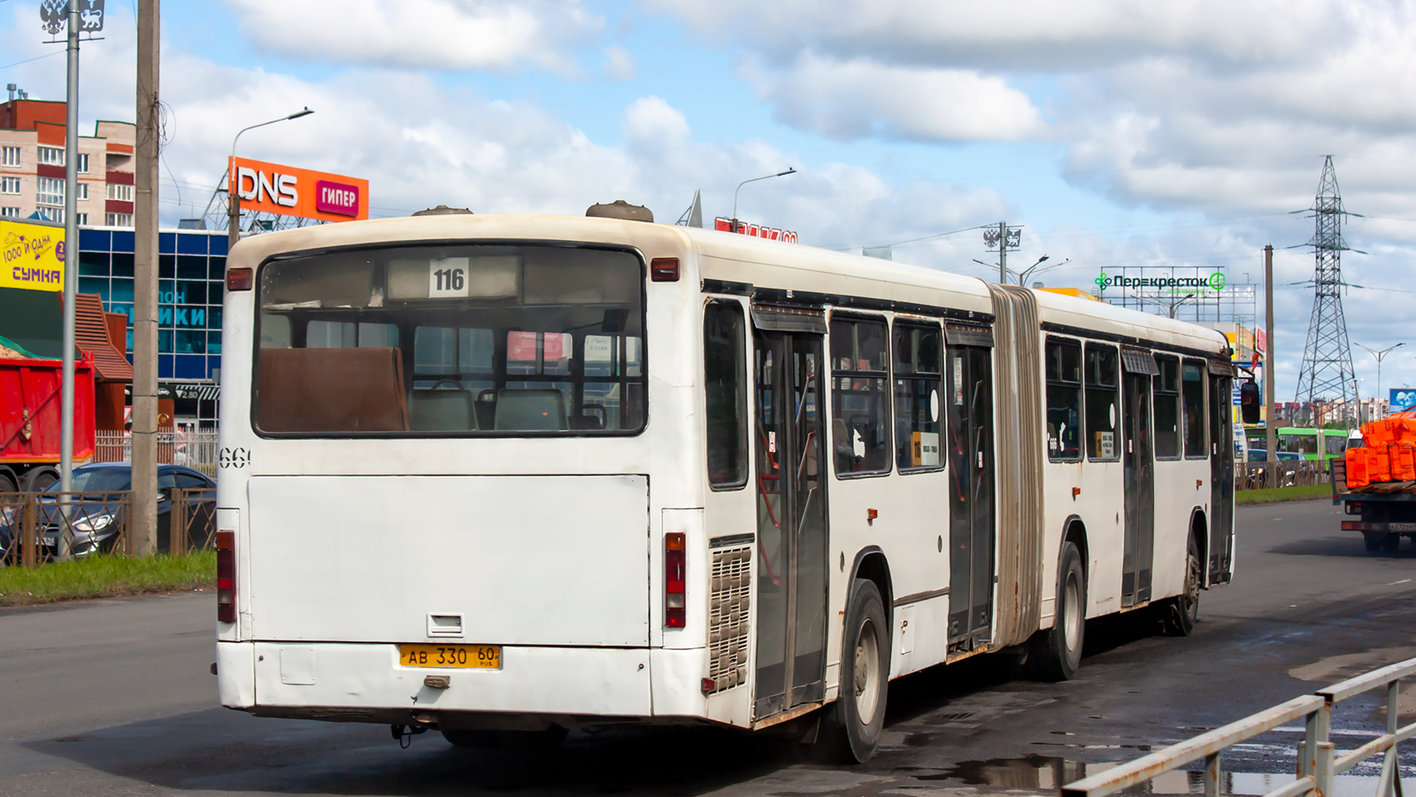 Псковская область, Mercedes-Benz O345G № 666