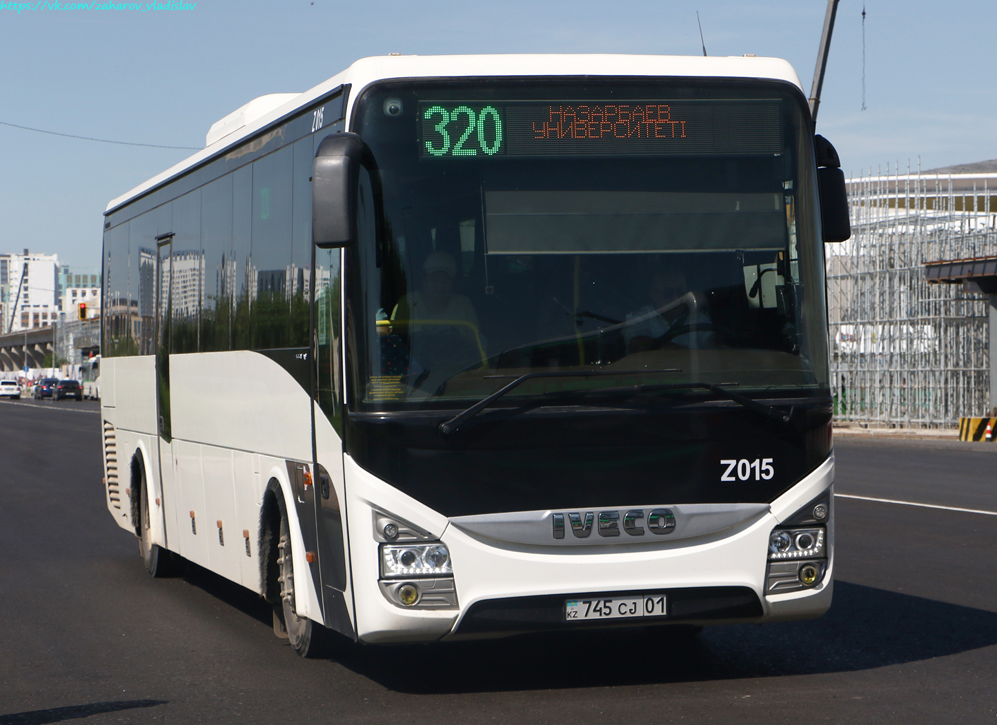 Астана, IVECO Crossway LINE 13M (СарыаркаАвтоПром) № Z015