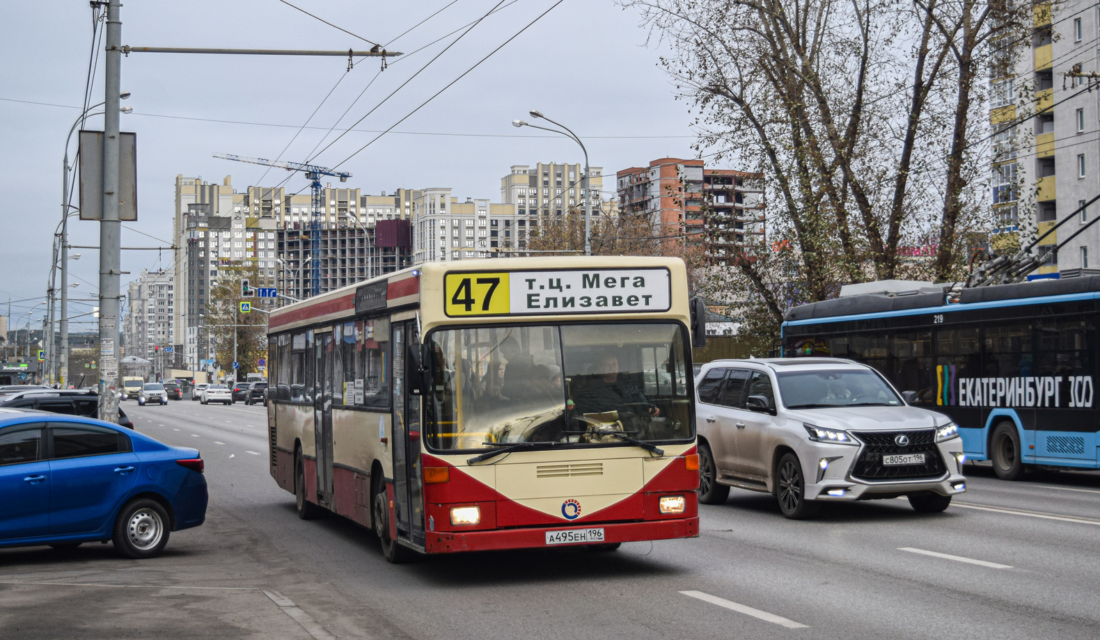 Свердловская область, Mercedes-Benz O405N (SAM) № А 495 ЕН 196