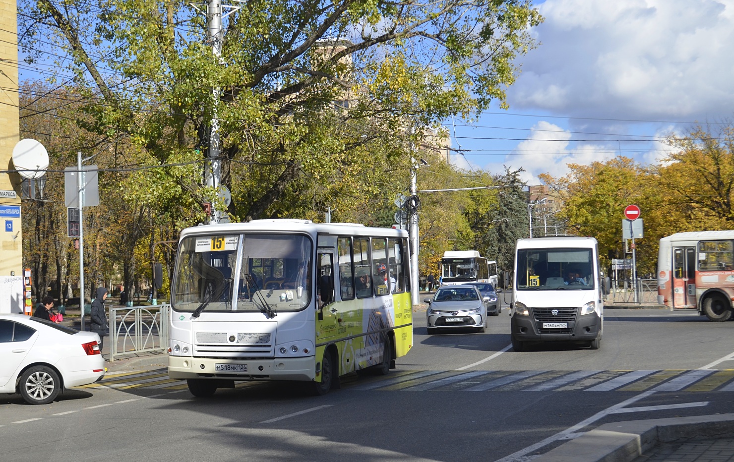 Ставропольский край, ПАЗ-320302-08 № М 518 МК 126; Ставропольский край, ГАЗ-A64R42 Next № М 160 АМ 126