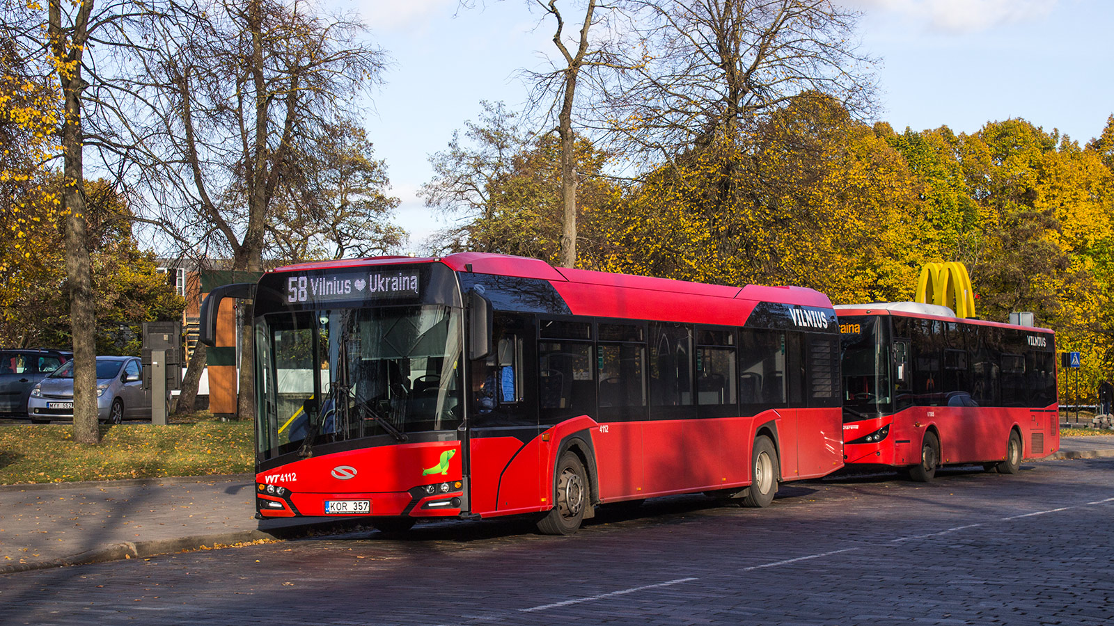 Литва, Solaris Urbino IV 12 № 4112; Литва, Anadolu Isuzu Citibus (Yeni) № V7005