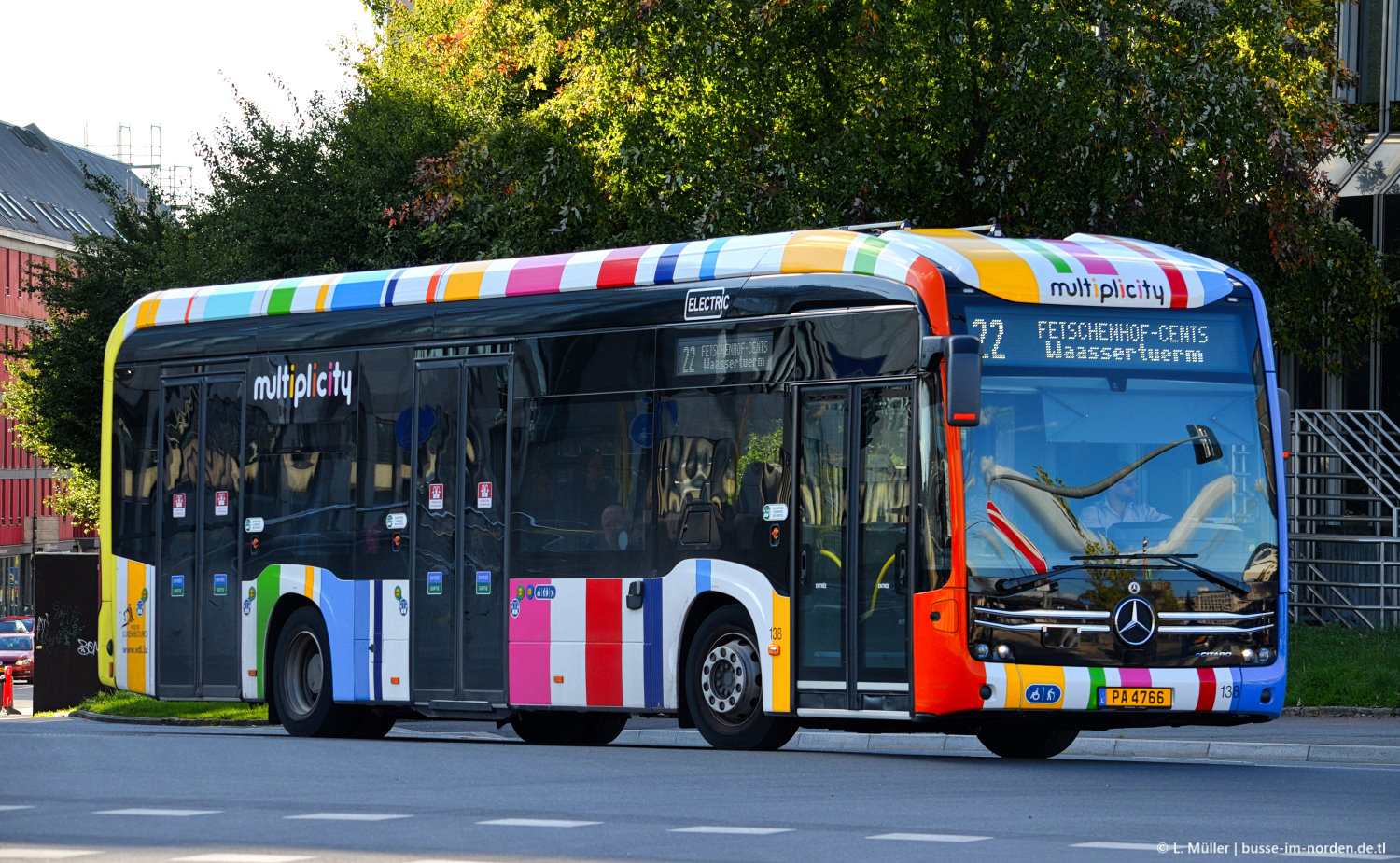 Люксембург, Mercedes-Benz eCitaro № 138