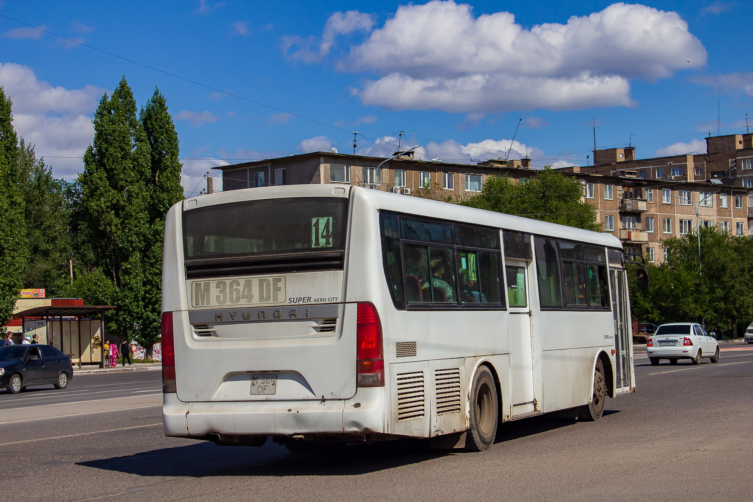 Karagandy province, Hyundai New Super AeroCity 1F/L č. M 364 DF
