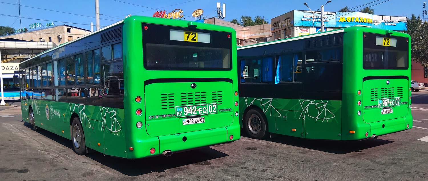 Алматы, Yutong ZK6118HGA (QazTehna) № 942 EQ 02