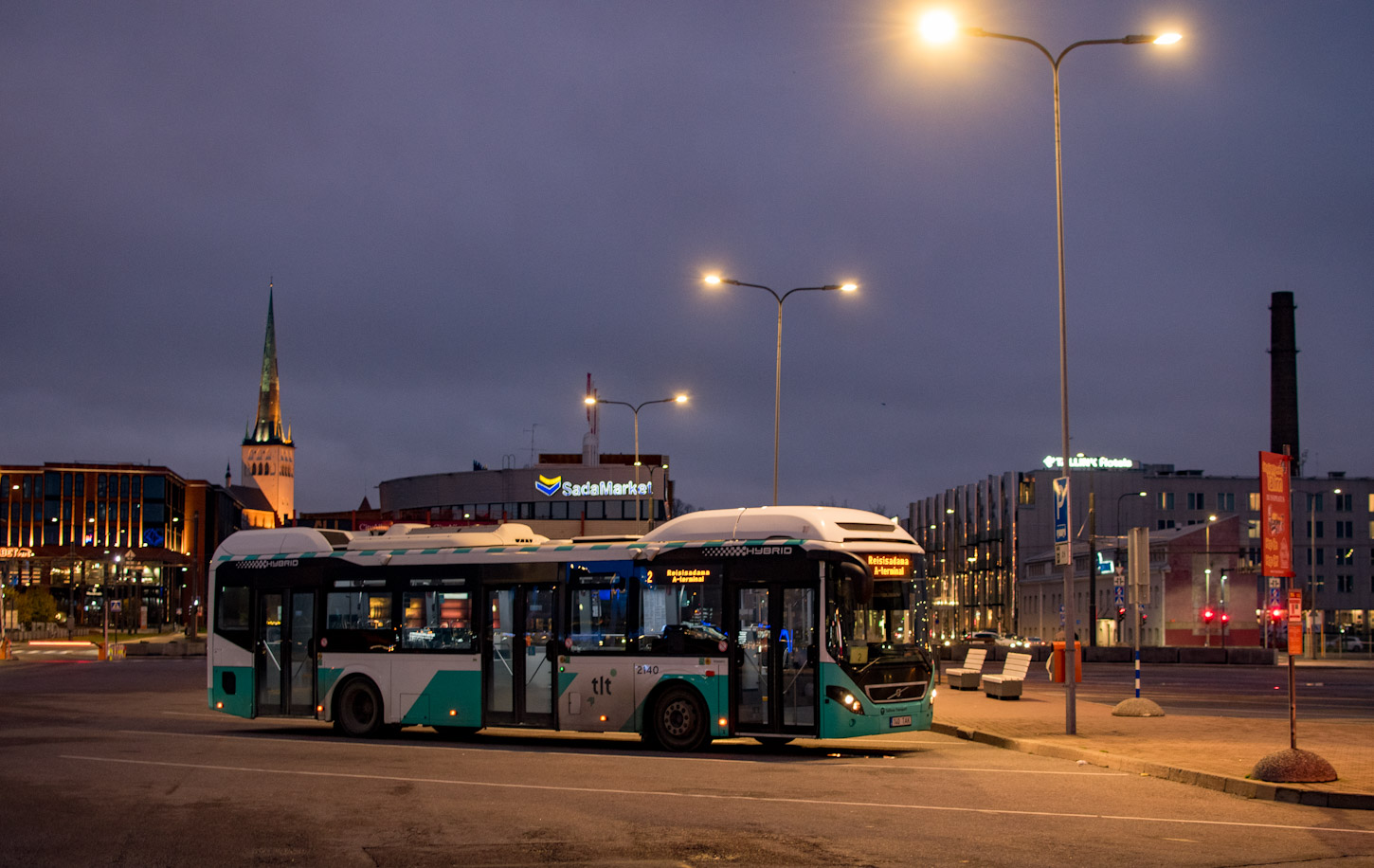 Эстония, Volvo 7900 Hybrid № 2140