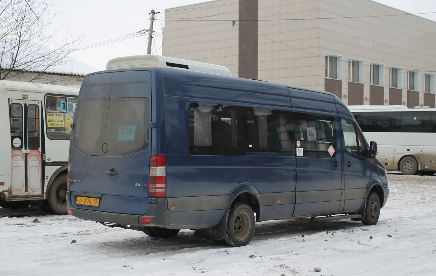 Удмуртия, Луидор-223602 (MB Sprinter) № НА 674 18