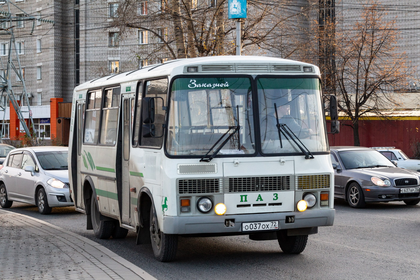 Томская область, ПАЗ-32053-07 № О 037 ОХ 72