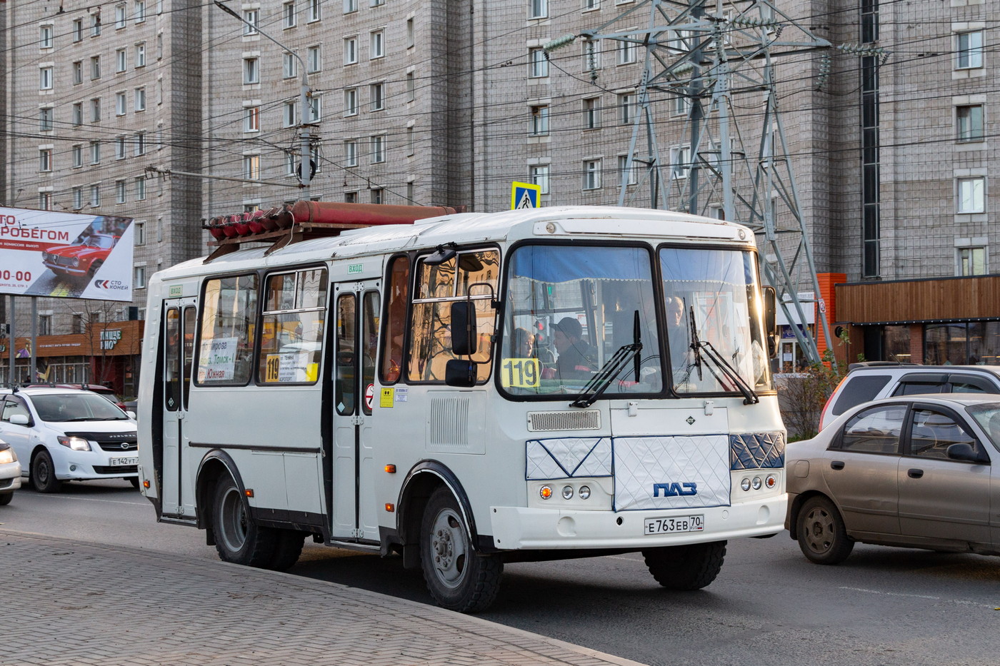 Томская область, ПАЗ-32054 № Е 763 ЕВ 70