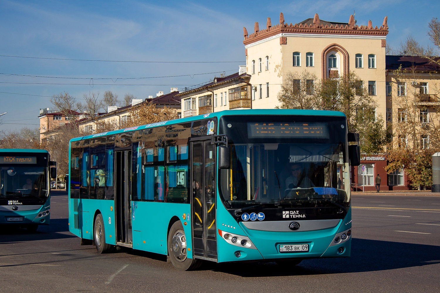 Карагандинская область, Yutong ZK6118HGA (QazTehna) № 183 BK 09