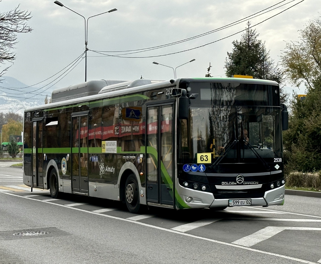 Алматы, Golden Dragon XML6125CN (Hyundai Trans Auto) № 2530