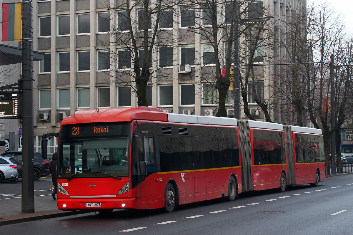 Литва, Van Hool New AGG300 № 838