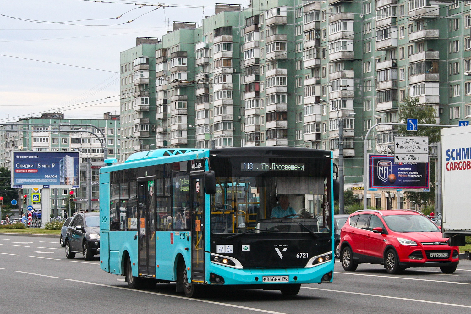 Санкт-Петербург, Volgabus-4298.G4 (LNG) № 6721