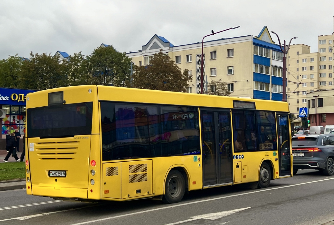 Гродненская область, МАЗ-206.047 № АН 2850-4