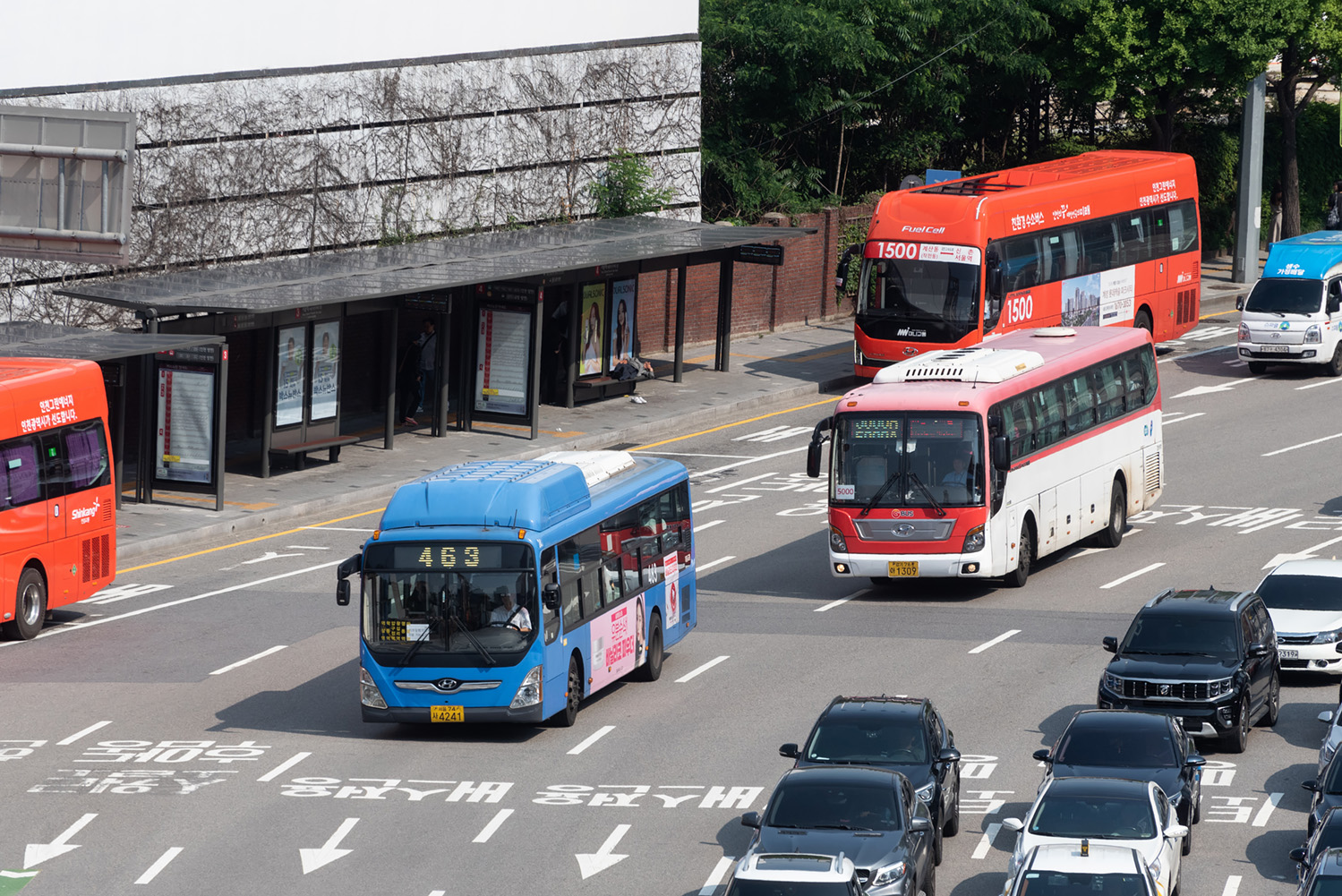 Южная Корея, Hyundai New Super AeroCity 2F/L LF № 서울 74 사 4241; Южная Корея, Hyundai Universe Space Elegance № 1309