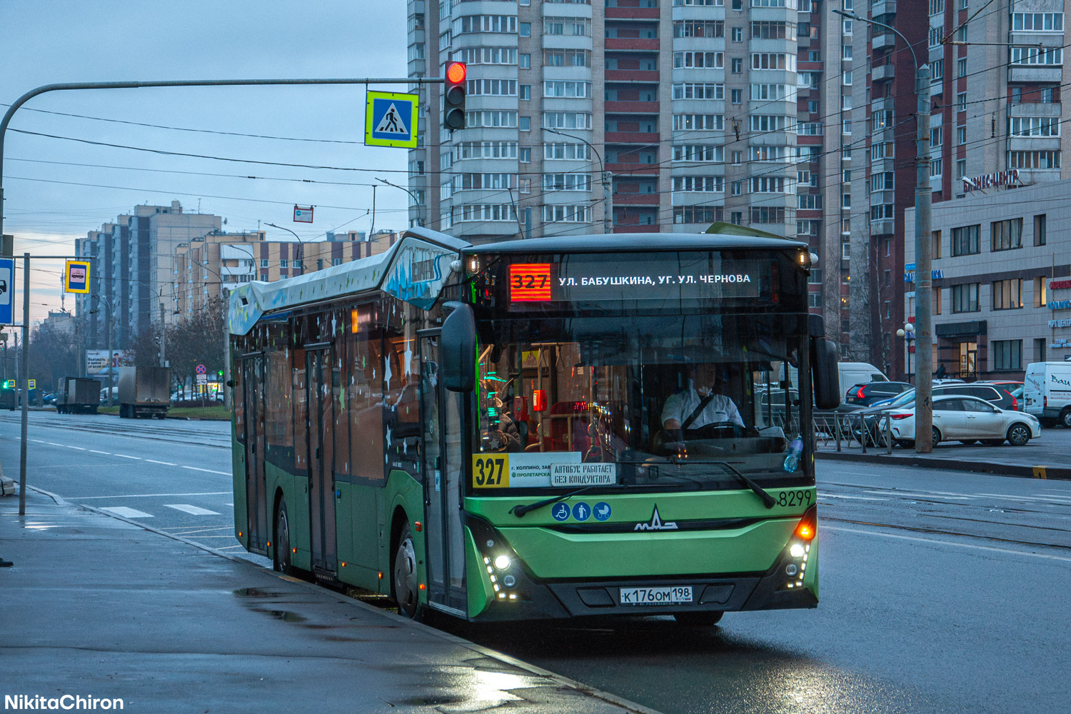 Санкт-Петербург, МАЗ-303.266 № 8299