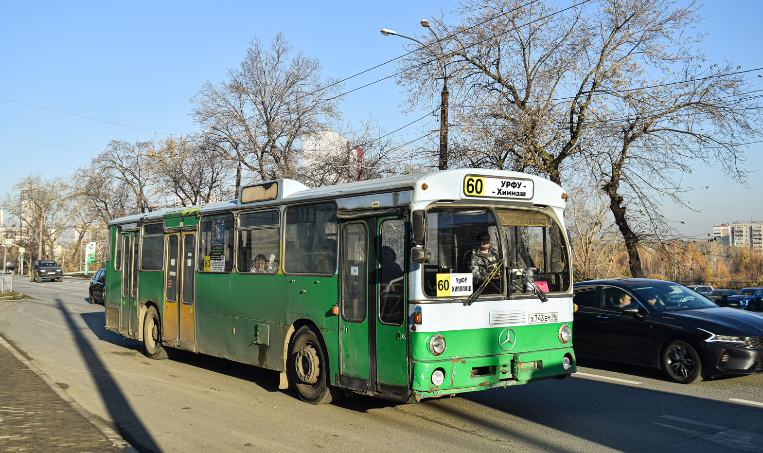 Свердловская область, Mercedes-Benz O305 № Х 743 ЕМ 96