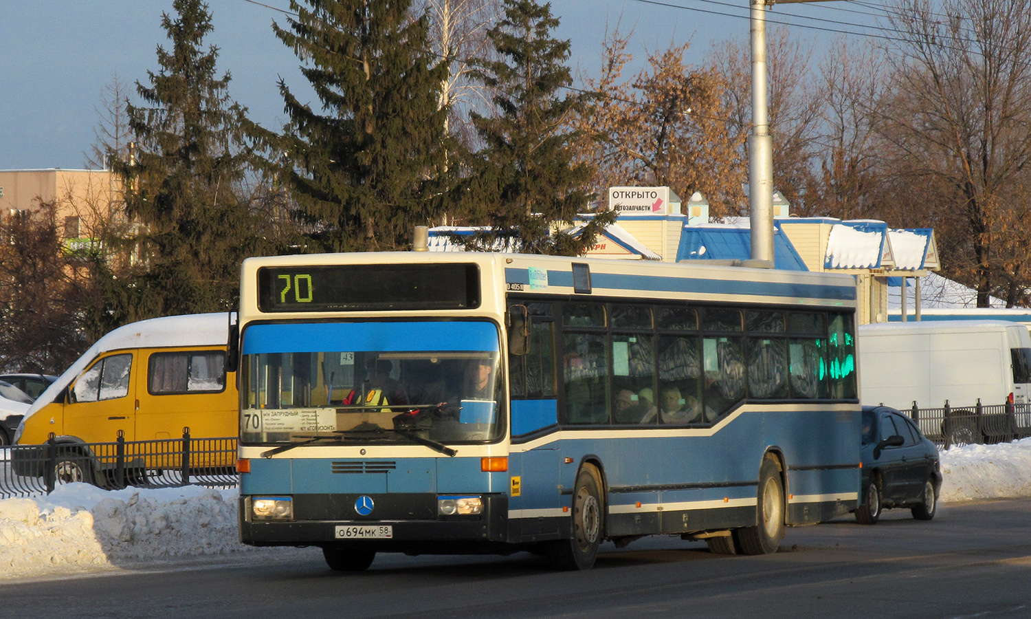 Пензенская область, Mercedes-Benz O405N2 № О 694 МК 58