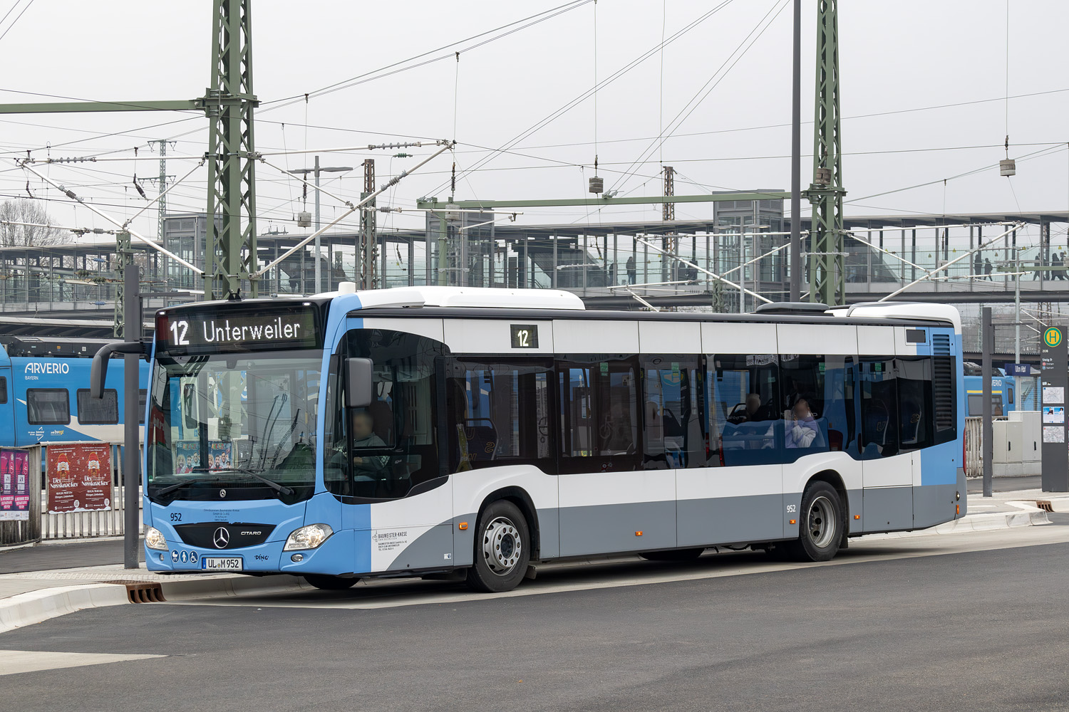 Баден-Вюртемберг, Mercedes-Benz Citaro C2 hybrid № UL-M 952