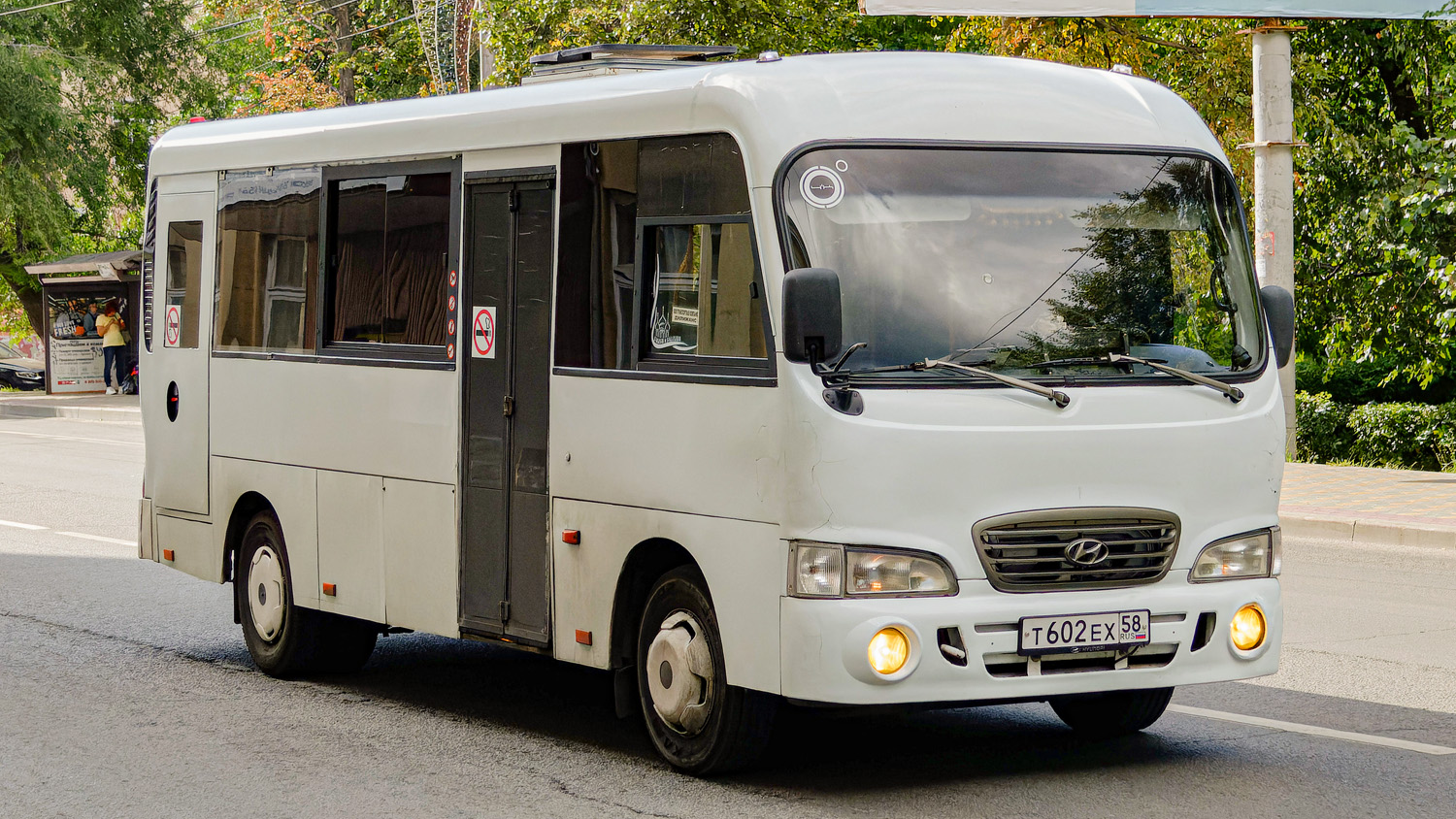 Пензенская область, Hyundai County LWB (ТагАЗ) № Т 602 ЕХ 58