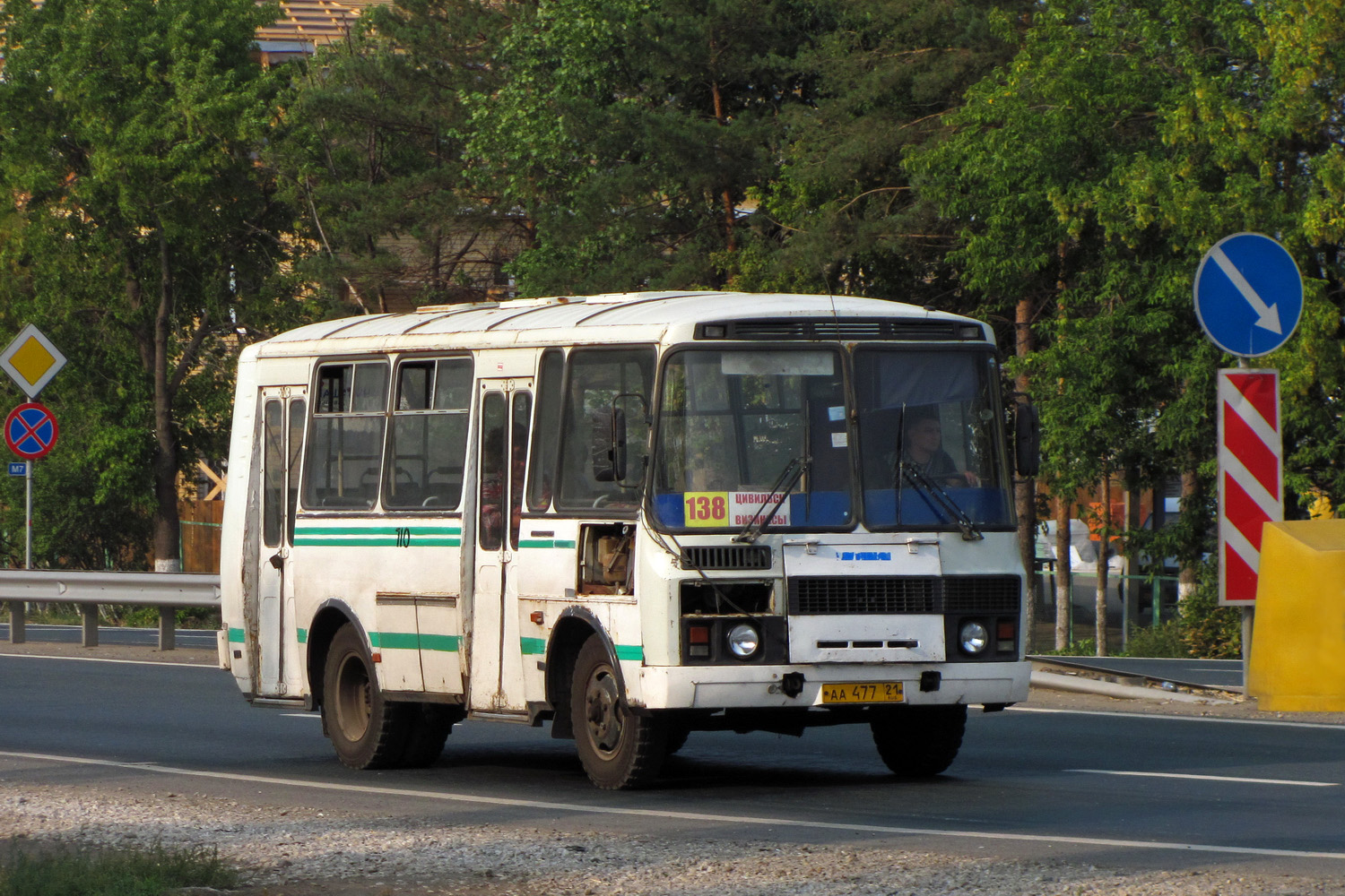 Чувашия, ПАЗ-32051-110 № 710