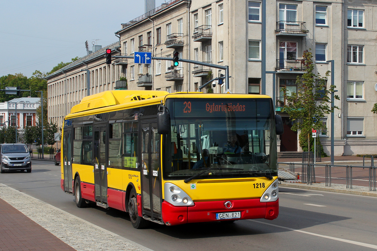 Литва, Irisbus Citelis 12M CNG № 1218