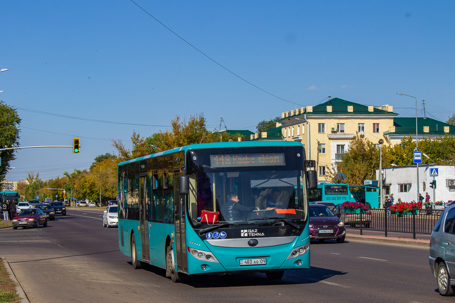 Карагандинская область, Yutong ZK6118HGA (QazTehna) № 483 AQ 09