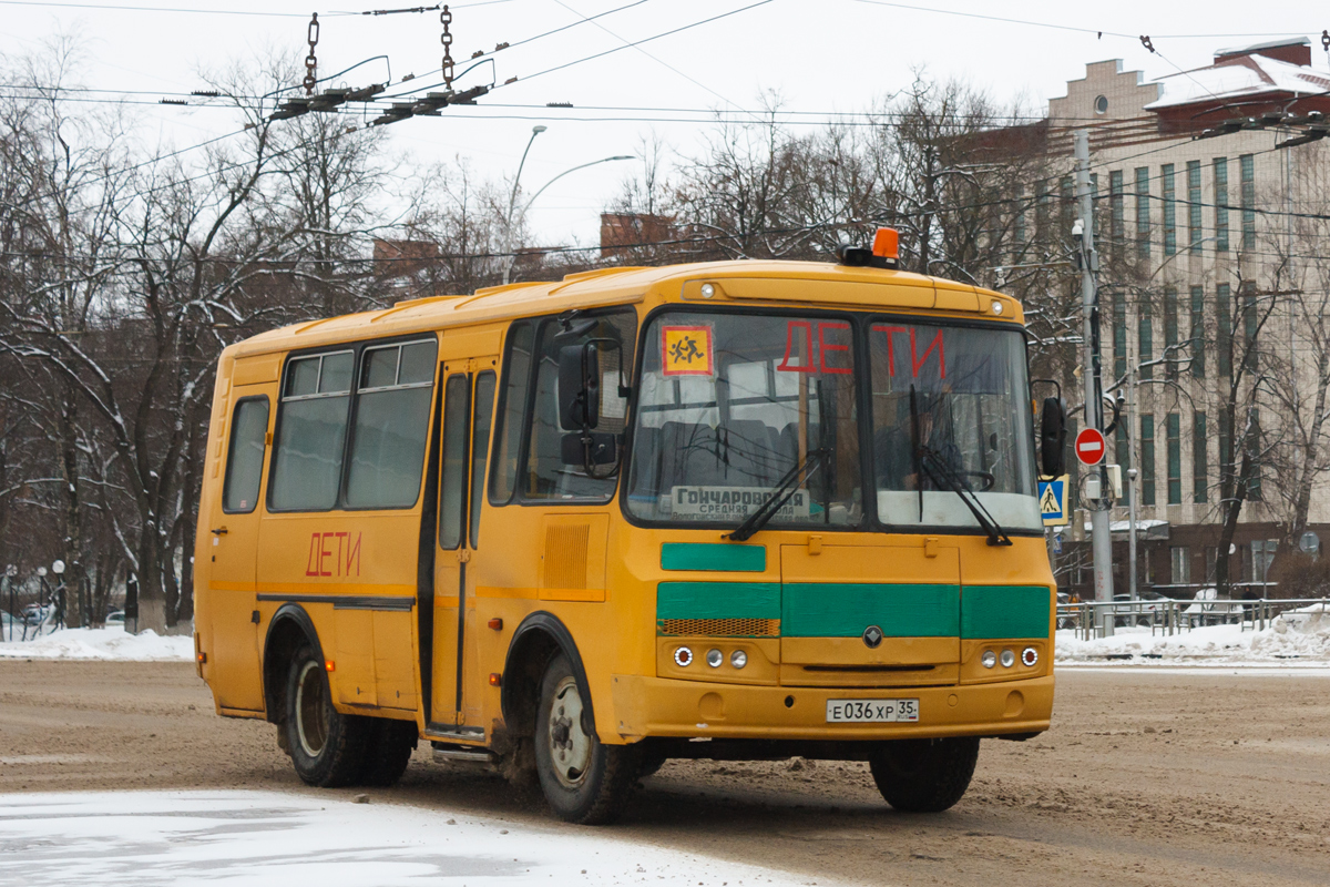 Вологодская область, ПАЗ-32053-70 № Е 036 ХР 35