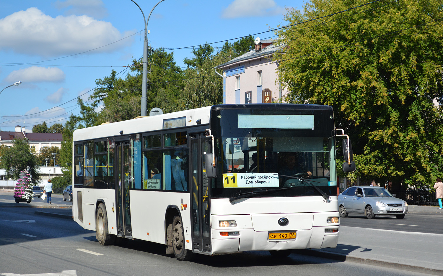 Тюменская область, Yutong ZK6118HGA № АР 140 72