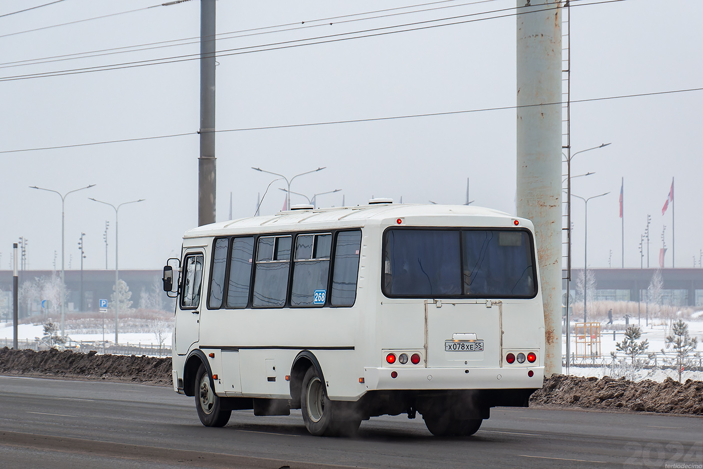 Омская область, ПАЗ-32053 № 268