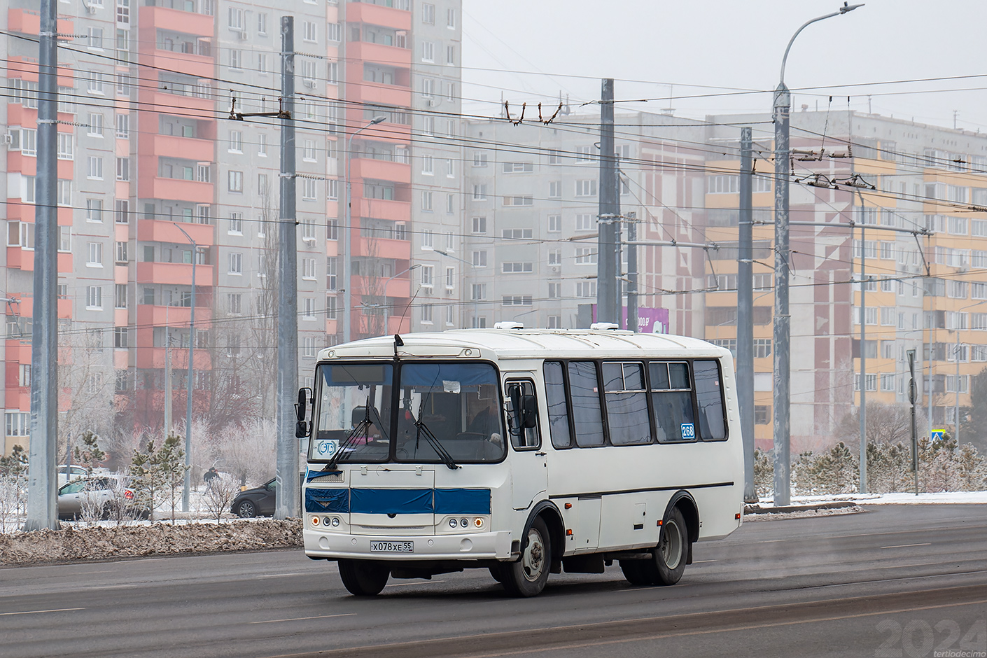 Омская область, ПАЗ-32053 № 268