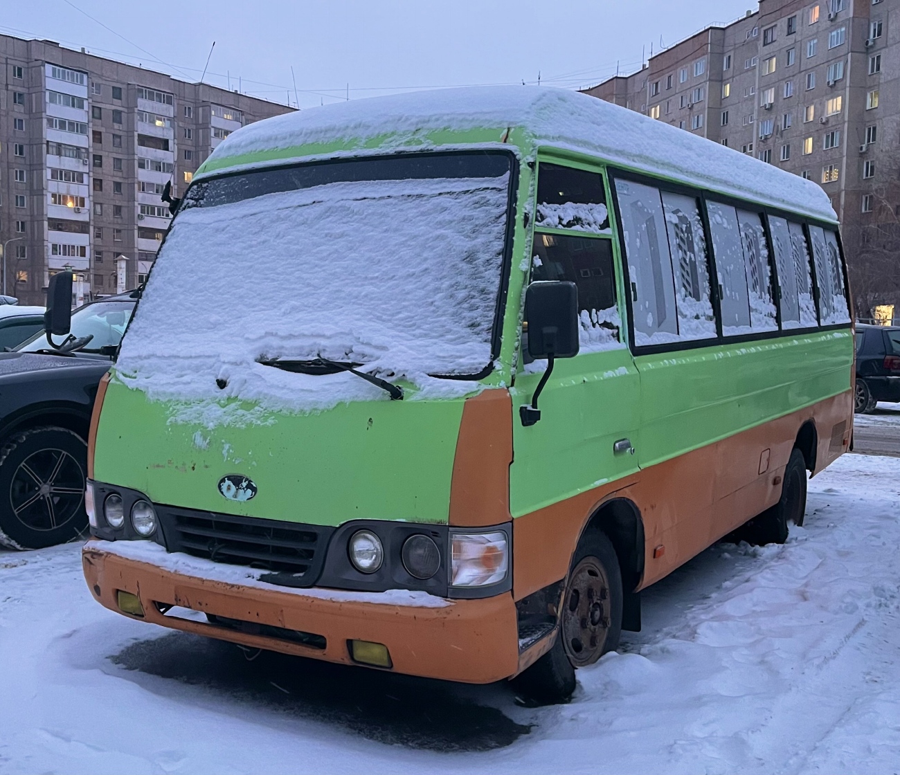 Павлодарская область, Asia AM825A Combi № Б/Н 1; Павлодарская область — Автобусы без номеров