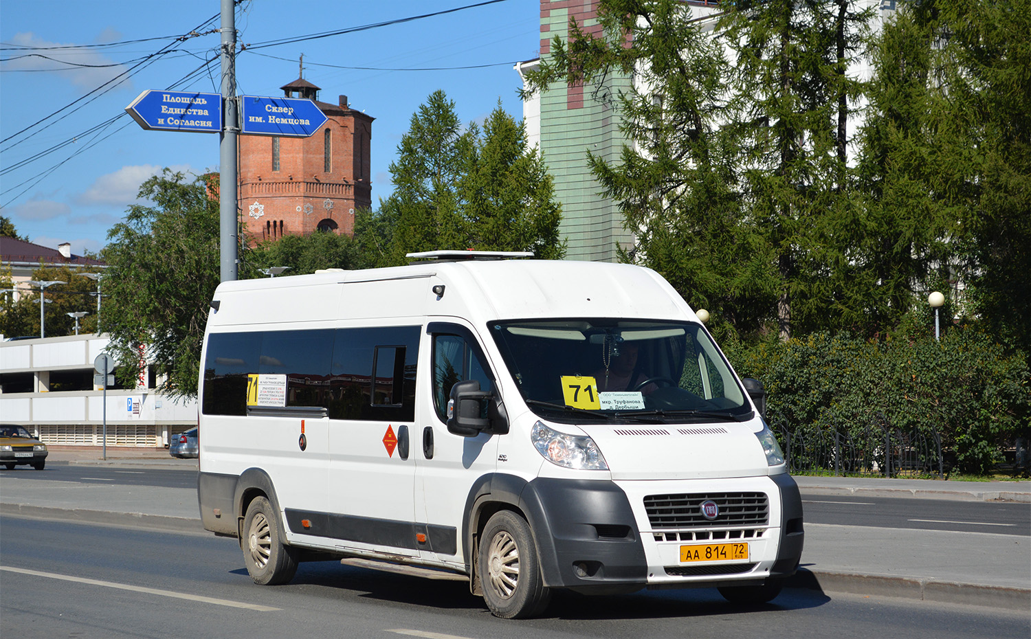 Тюменская область, Нижегородец-FST613 (FIAT Ducato) № АА 814 72