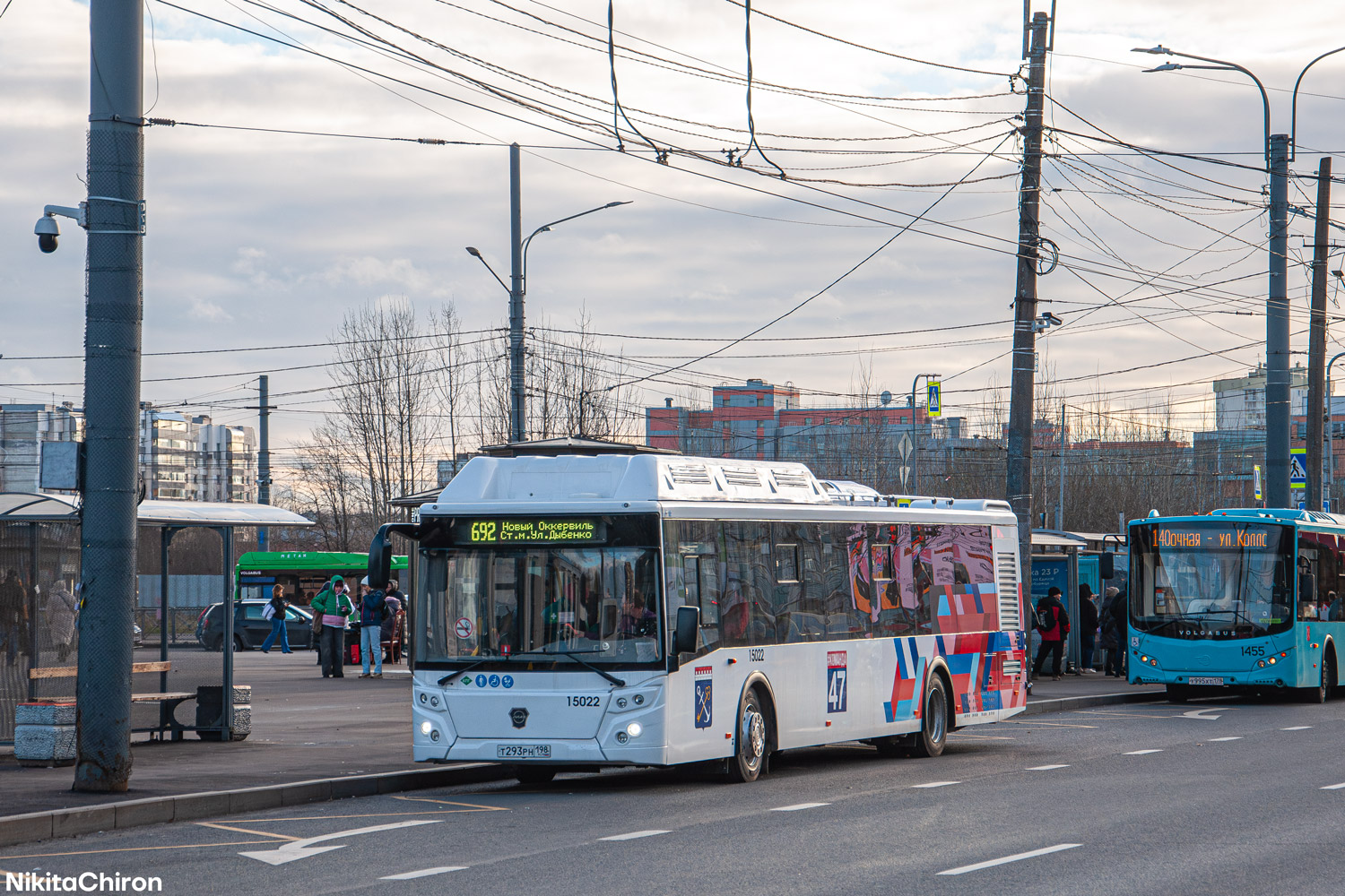 Санкт-Петербург, ЛиАЗ-5292.67 (CNG) № 15022