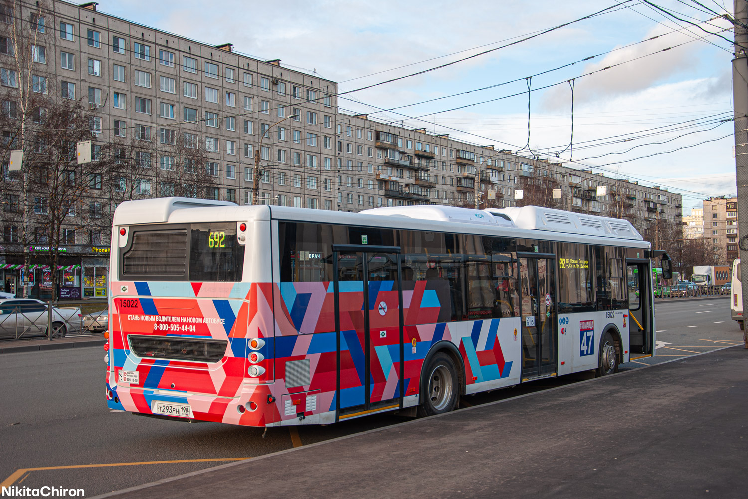 Санкт-Петербург, ЛиАЗ-5292.67 (CNG) № 15022