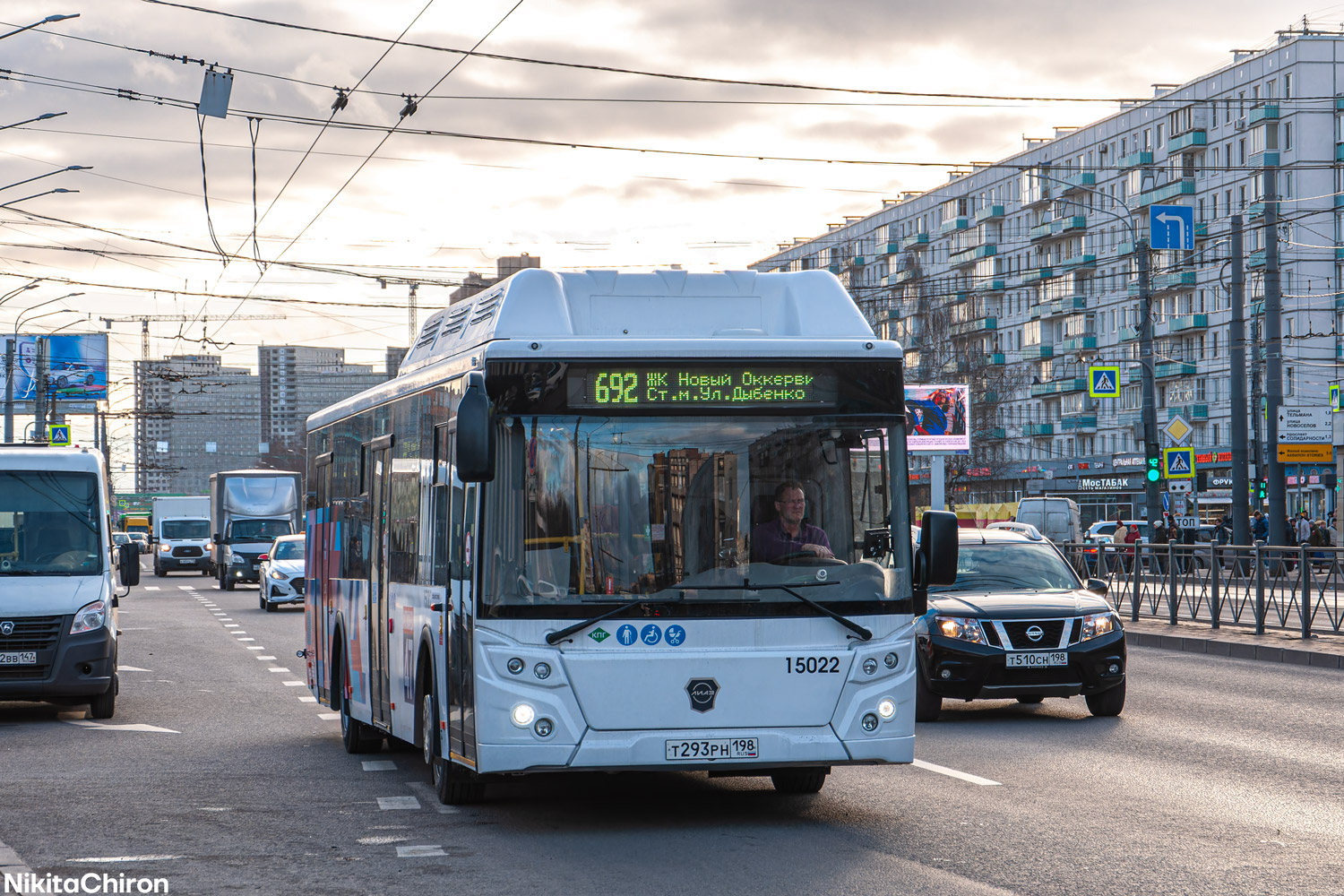 Санкт-Петербург, ЛиАЗ-5292.67 (CNG) № 15022