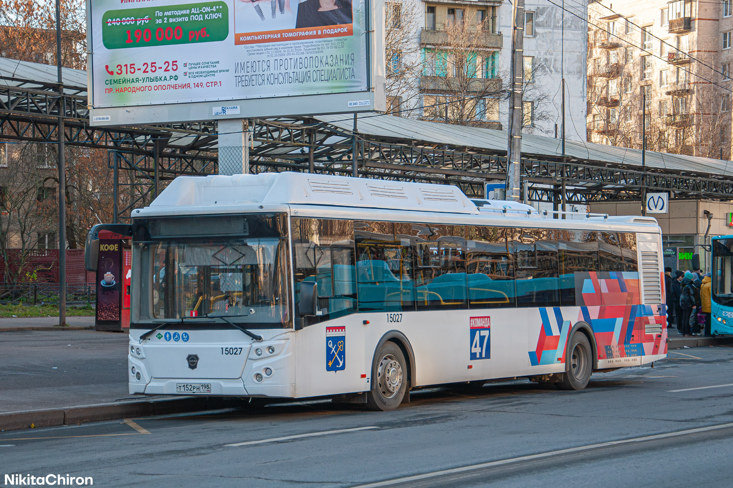 Санкт-Петербург, ЛиАЗ-5292.67 (CNG) № 15027